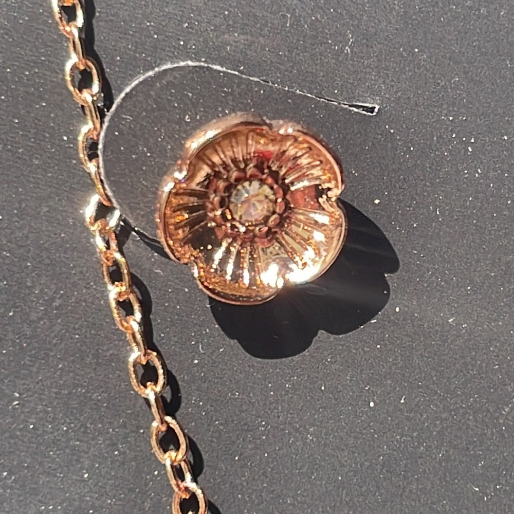 Coach New York Necklace & Earrings Set - Picture 3 of 6